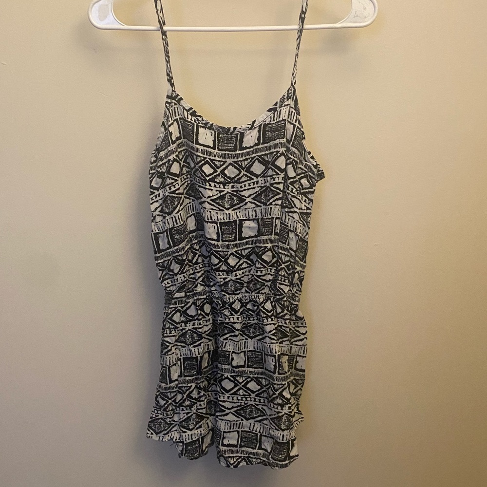 Tribal print romper